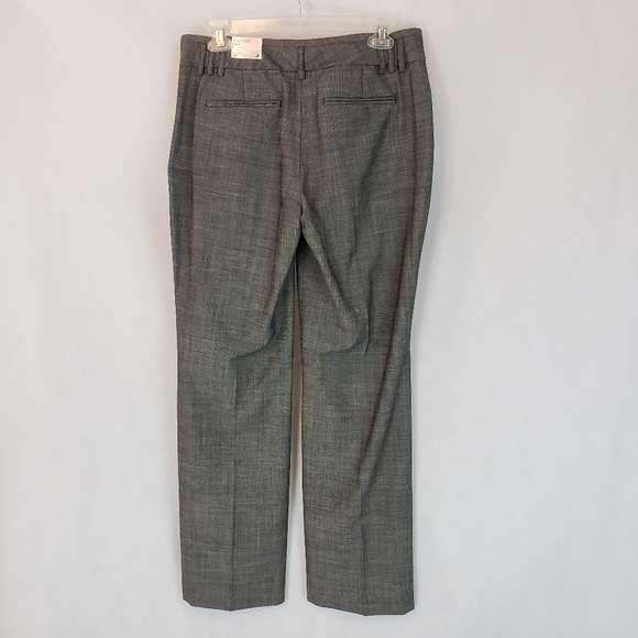 NEW Express Design Editor Blk/Wht Career Trousers - Picture 4 of 8